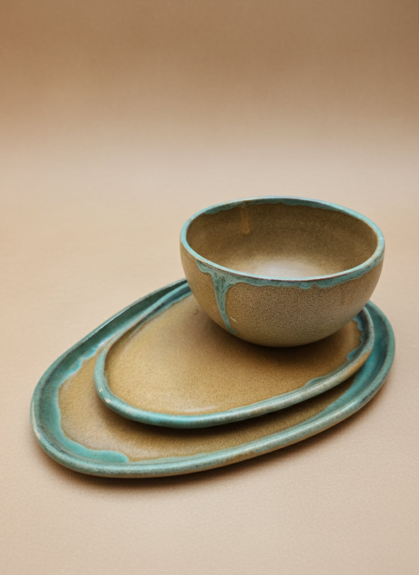 Aurea Leaf Dinnerware Set